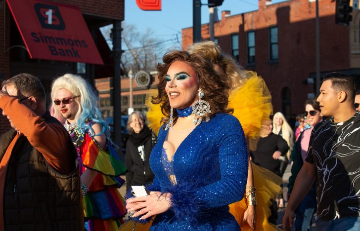 At the It's All Drag solidarity march, protesters took to the streets to protest anti-LGBTQ legislation like drag bans. | Braden McMakin