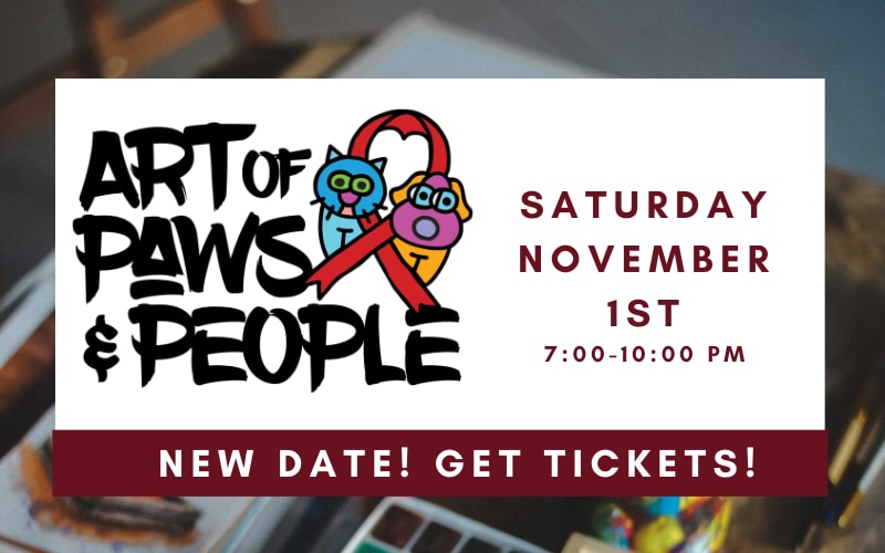 Art of PAWS & People Returns November 1 to Celebrate the Healing Power of Pets and Community